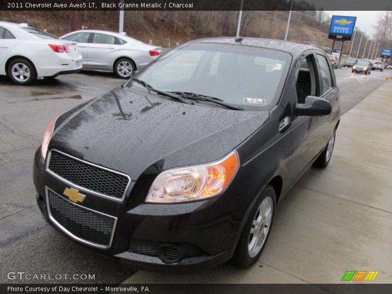 Black Granite Metallic / Charcoal 2011 Chevrolet Aveo Aveo5 LT