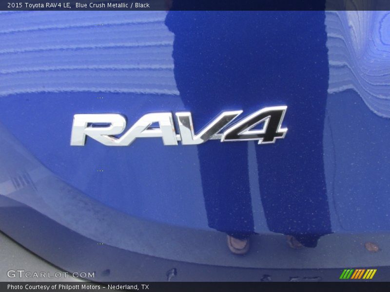 Blue Crush Metallic / Black 2015 Toyota RAV4 LE