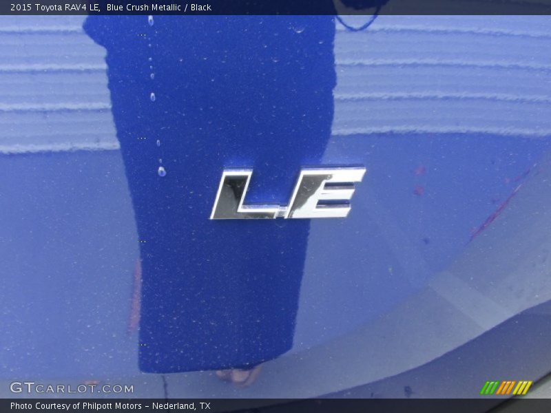 Blue Crush Metallic / Black 2015 Toyota RAV4 LE