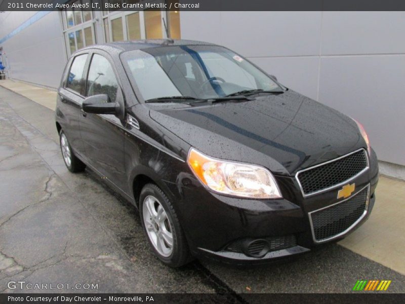 Black Granite Metallic / Charcoal 2011 Chevrolet Aveo Aveo5 LT