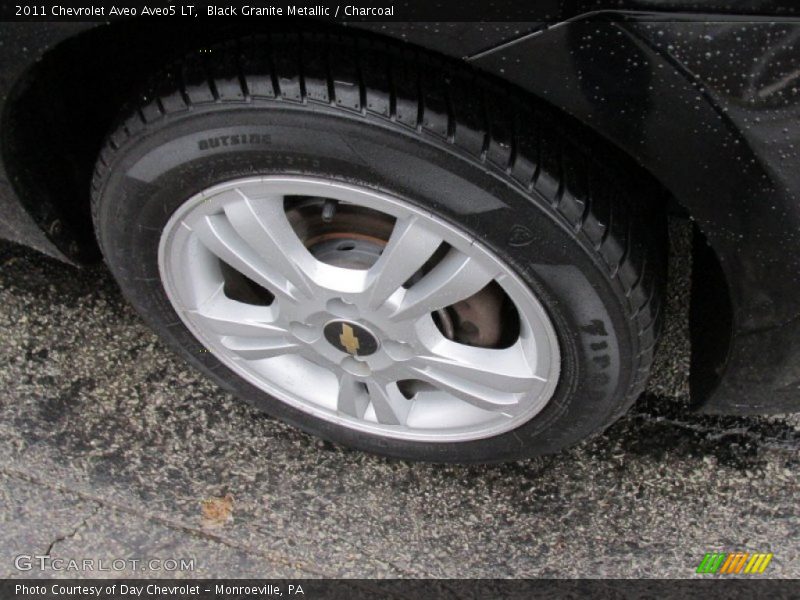 Black Granite Metallic / Charcoal 2011 Chevrolet Aveo Aveo5 LT