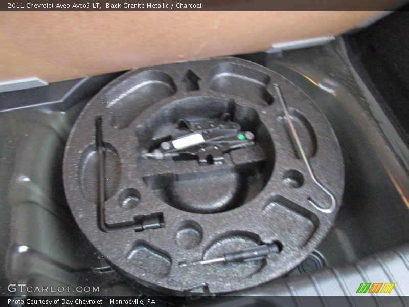 Black Granite Metallic / Charcoal 2011 Chevrolet Aveo Aveo5 LT