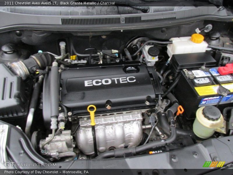 Black Granite Metallic / Charcoal 2011 Chevrolet Aveo Aveo5 LT