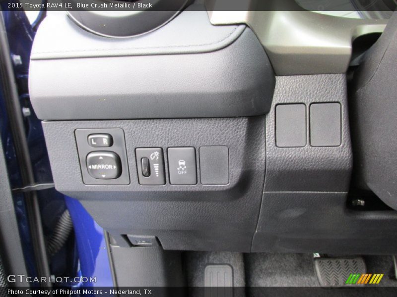 Blue Crush Metallic / Black 2015 Toyota RAV4 LE