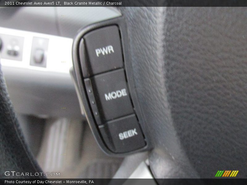Black Granite Metallic / Charcoal 2011 Chevrolet Aveo Aveo5 LT