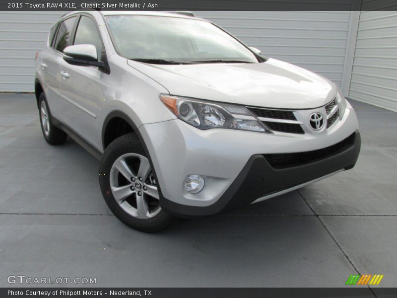 Classic Silver Metallic / Ash 2015 Toyota RAV4 XLE