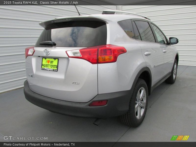 Classic Silver Metallic / Ash 2015 Toyota RAV4 XLE