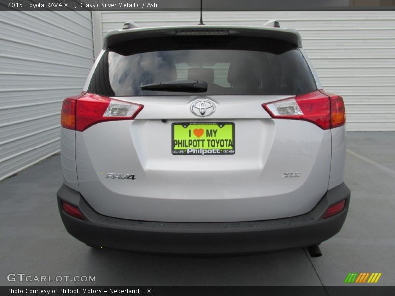 Classic Silver Metallic / Ash 2015 Toyota RAV4 XLE