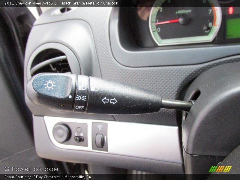 Black Granite Metallic / Charcoal 2011 Chevrolet Aveo Aveo5 LT