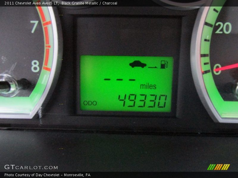 Black Granite Metallic / Charcoal 2011 Chevrolet Aveo Aveo5 LT
