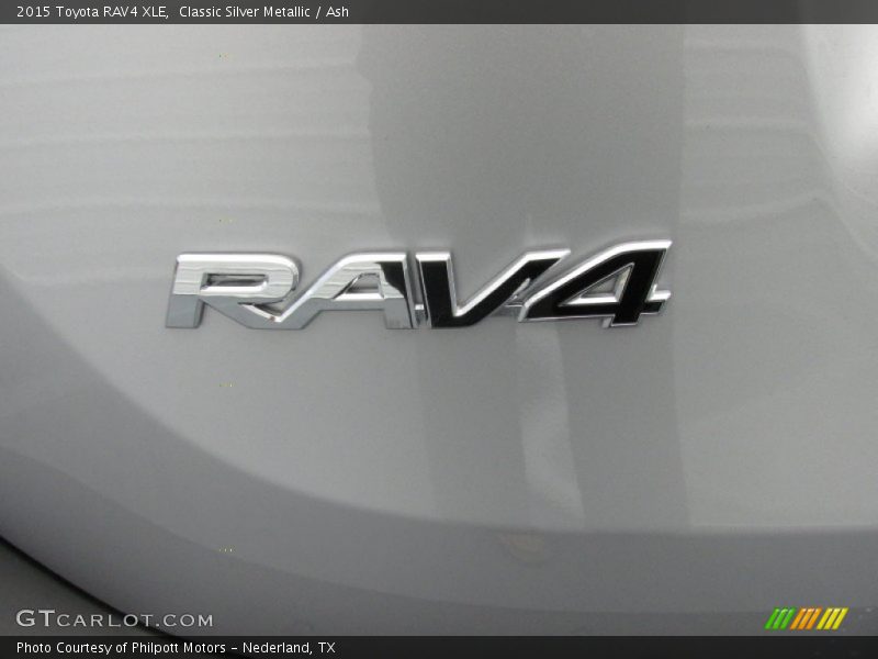 Classic Silver Metallic / Ash 2015 Toyota RAV4 XLE