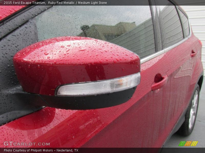 Ruby Red Metallic / Medium Light Stone 2015 Ford Escape Titanium