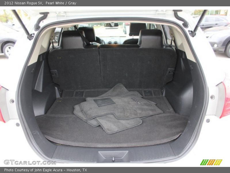 Pearl White / Gray 2012 Nissan Rogue SV