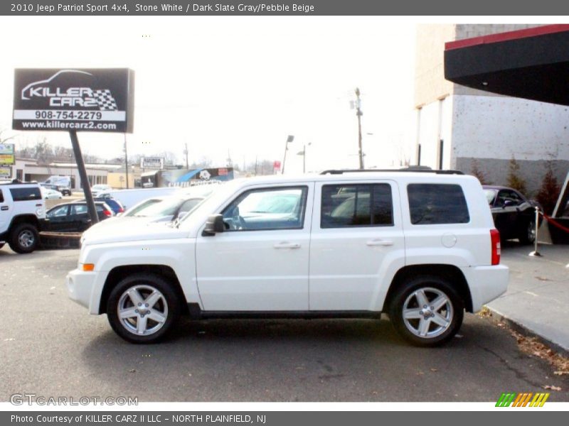 Stone White / Dark Slate Gray/Pebble Beige 2010 Jeep Patriot Sport 4x4