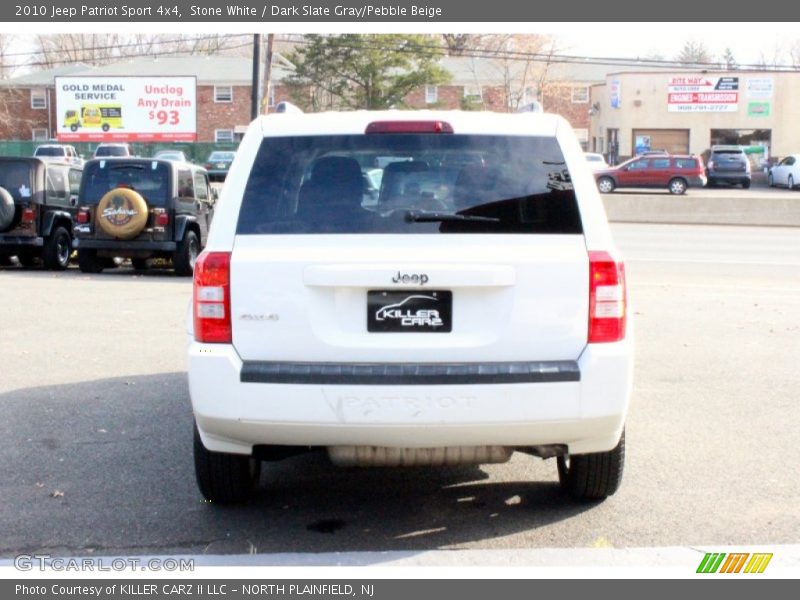 Stone White / Dark Slate Gray/Pebble Beige 2010 Jeep Patriot Sport 4x4