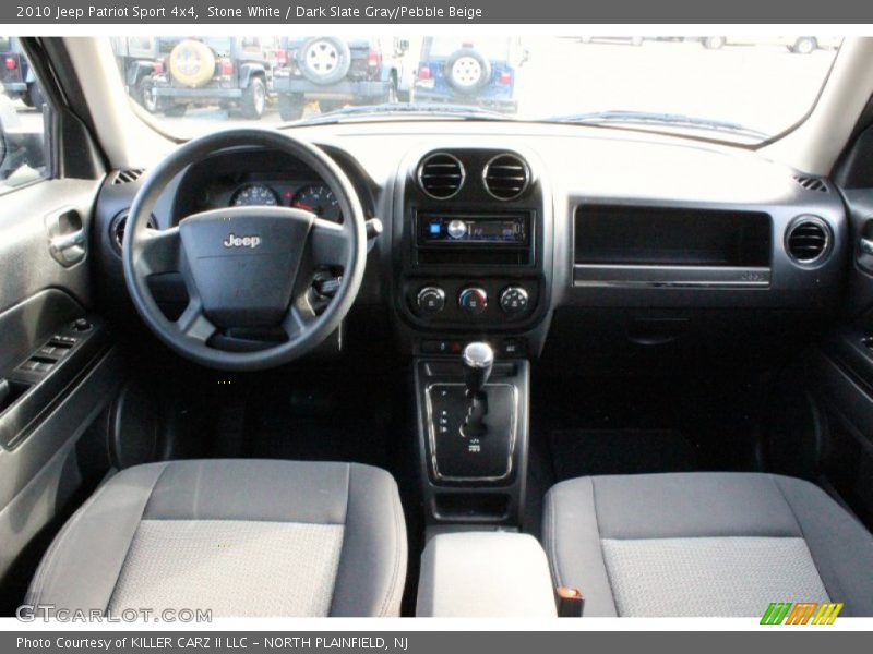 Stone White / Dark Slate Gray/Pebble Beige 2010 Jeep Patriot Sport 4x4