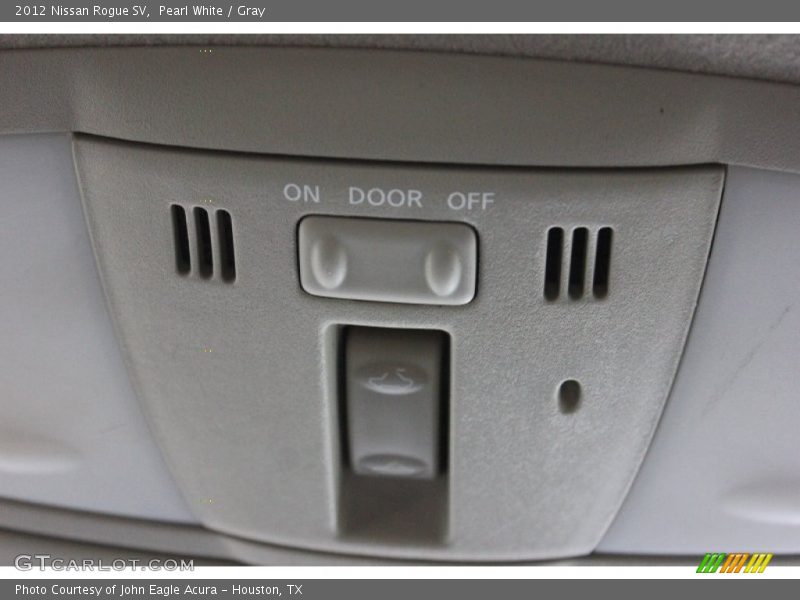 Pearl White / Gray 2012 Nissan Rogue SV