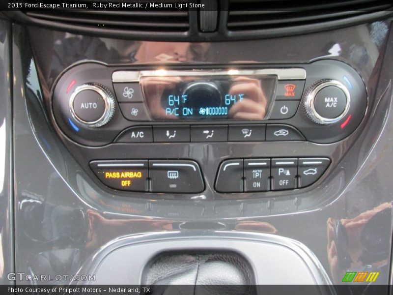 Ruby Red Metallic / Medium Light Stone 2015 Ford Escape Titanium