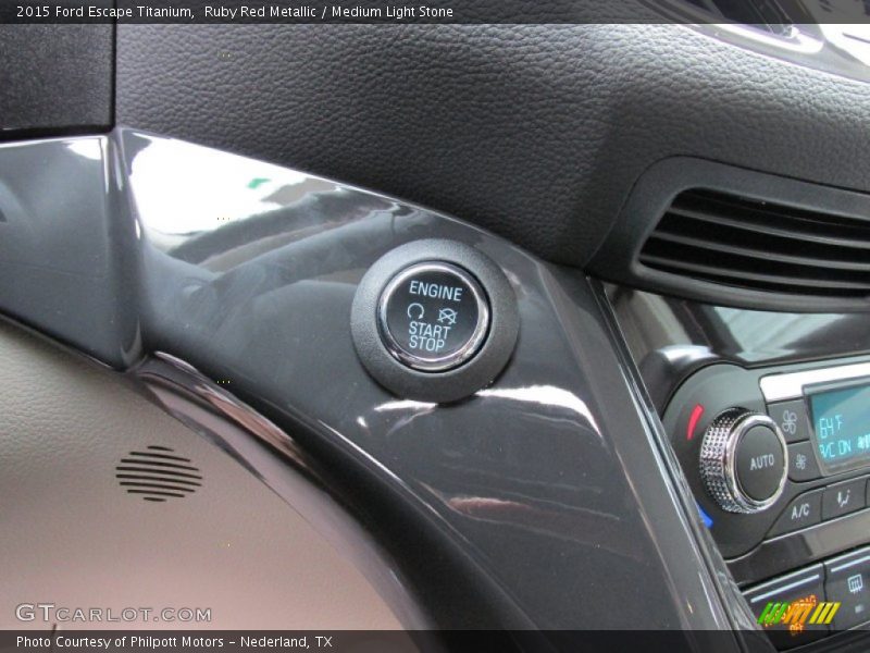 Ruby Red Metallic / Medium Light Stone 2015 Ford Escape Titanium