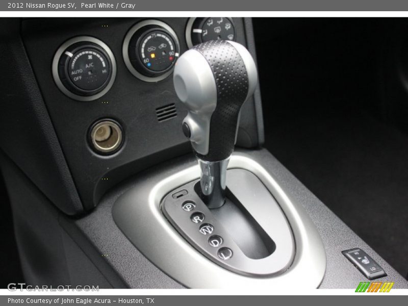 Pearl White / Gray 2012 Nissan Rogue SV