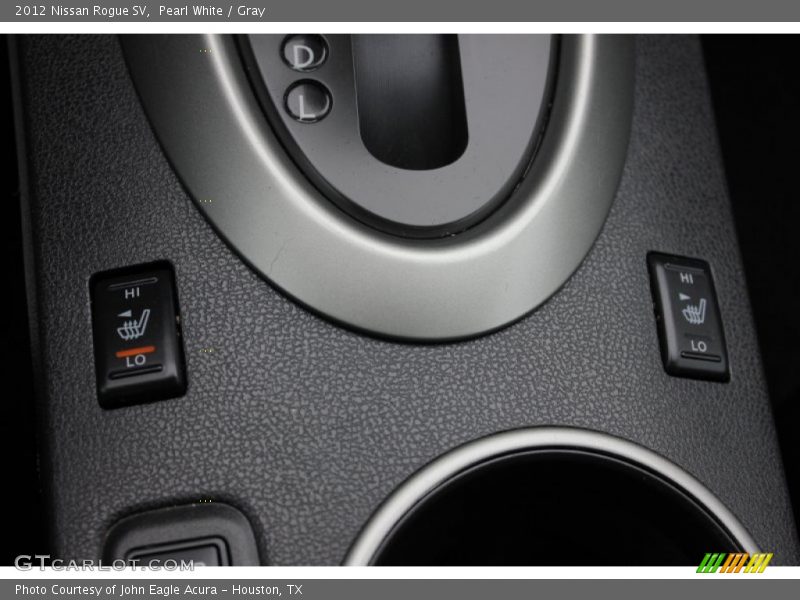 Pearl White / Gray 2012 Nissan Rogue SV