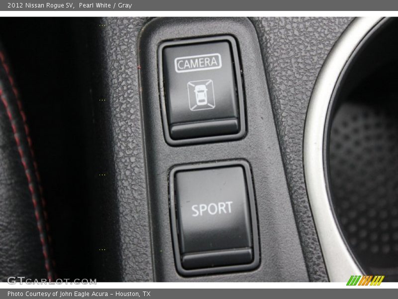 Pearl White / Gray 2012 Nissan Rogue SV