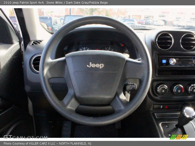 Stone White / Dark Slate Gray/Pebble Beige 2010 Jeep Patriot Sport 4x4
