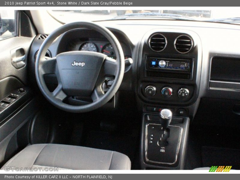 Stone White / Dark Slate Gray/Pebble Beige 2010 Jeep Patriot Sport 4x4