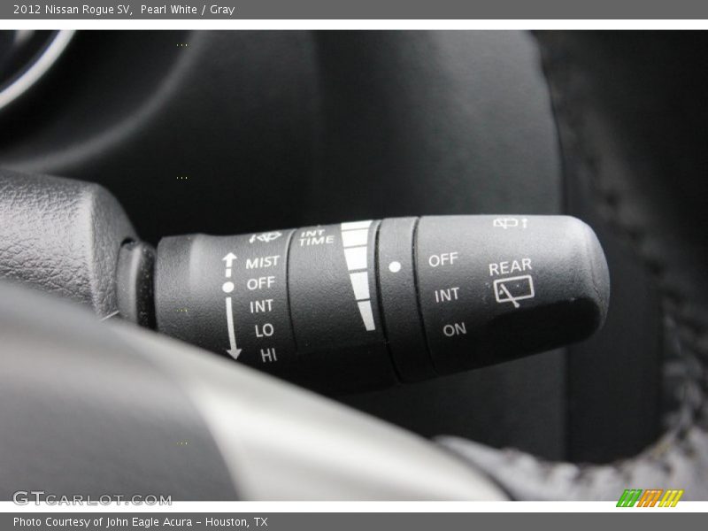 Pearl White / Gray 2012 Nissan Rogue SV