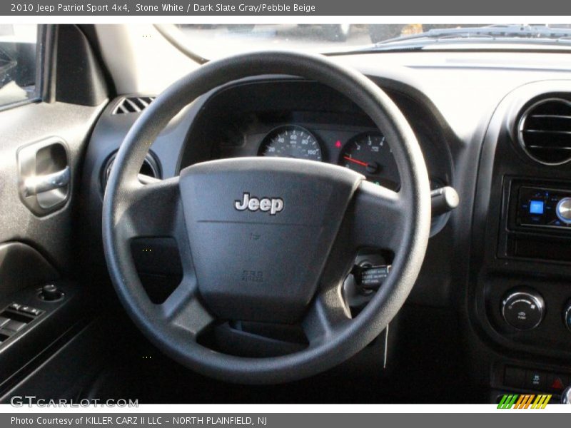 Stone White / Dark Slate Gray/Pebble Beige 2010 Jeep Patriot Sport 4x4