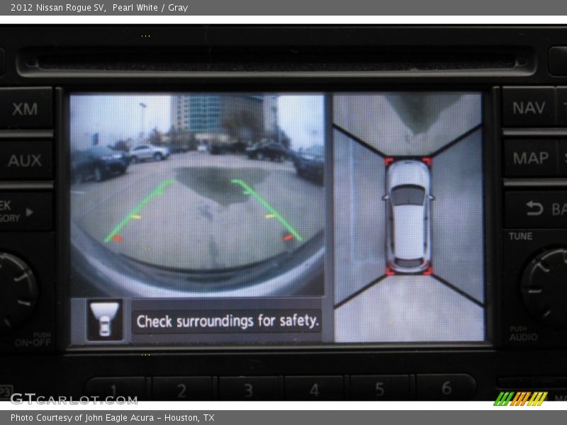 Pearl White / Gray 2012 Nissan Rogue SV