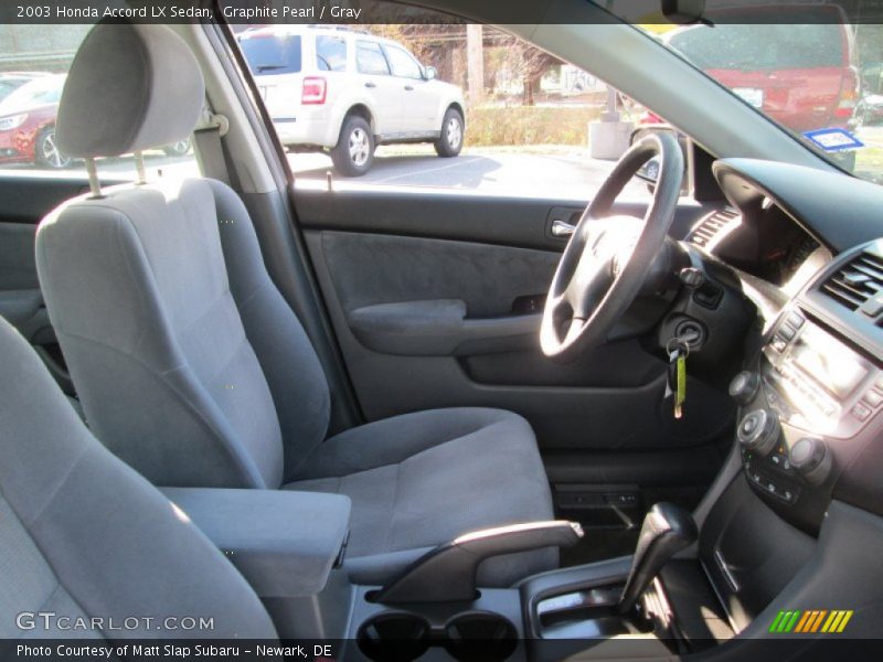 Graphite Pearl / Gray 2003 Honda Accord LX Sedan