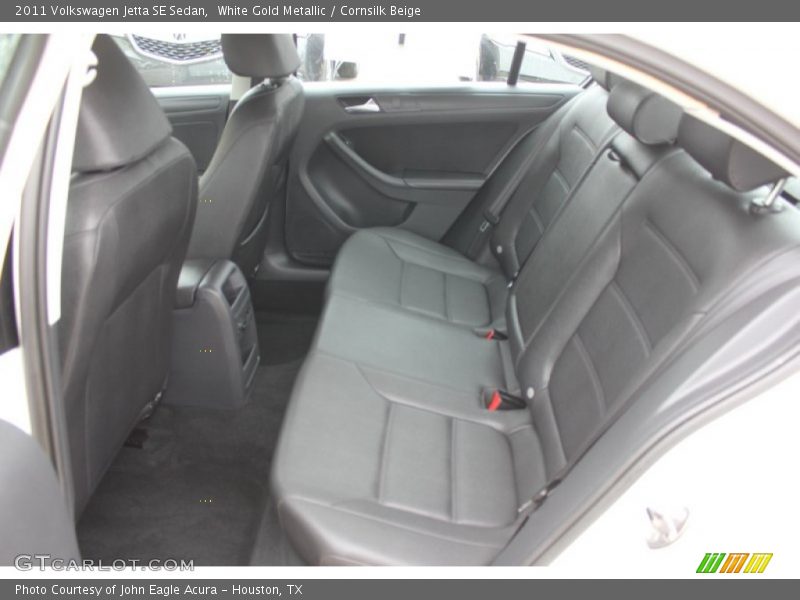 White Gold Metallic / Cornsilk Beige 2011 Volkswagen Jetta SE Sedan