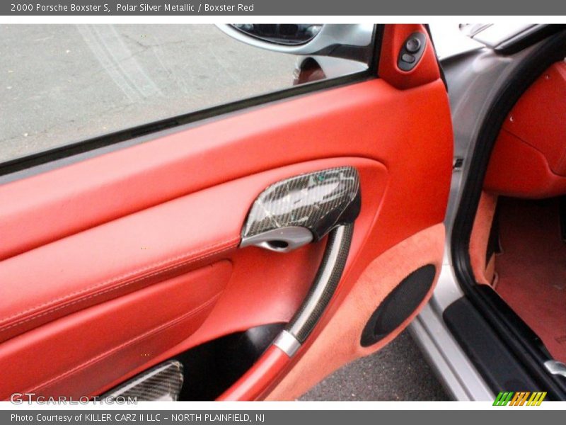 Polar Silver Metallic / Boxster Red 2000 Porsche Boxster S