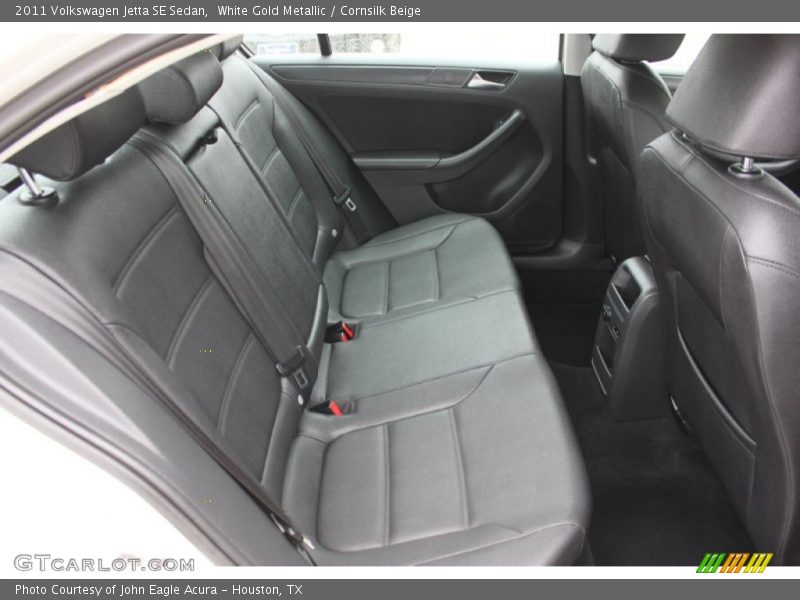 White Gold Metallic / Cornsilk Beige 2011 Volkswagen Jetta SE Sedan