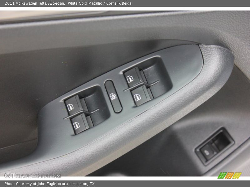 White Gold Metallic / Cornsilk Beige 2011 Volkswagen Jetta SE Sedan
