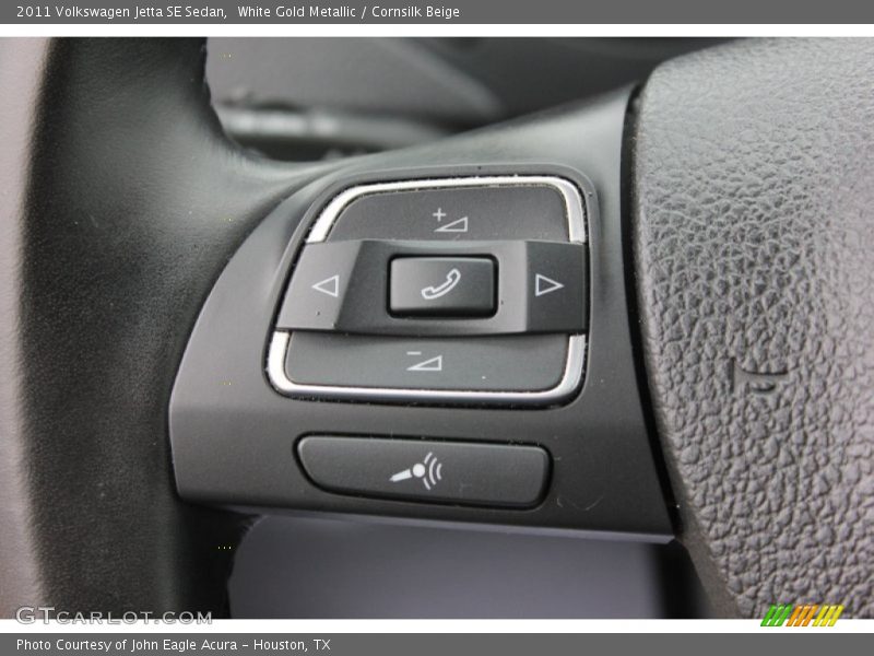 White Gold Metallic / Cornsilk Beige 2011 Volkswagen Jetta SE Sedan