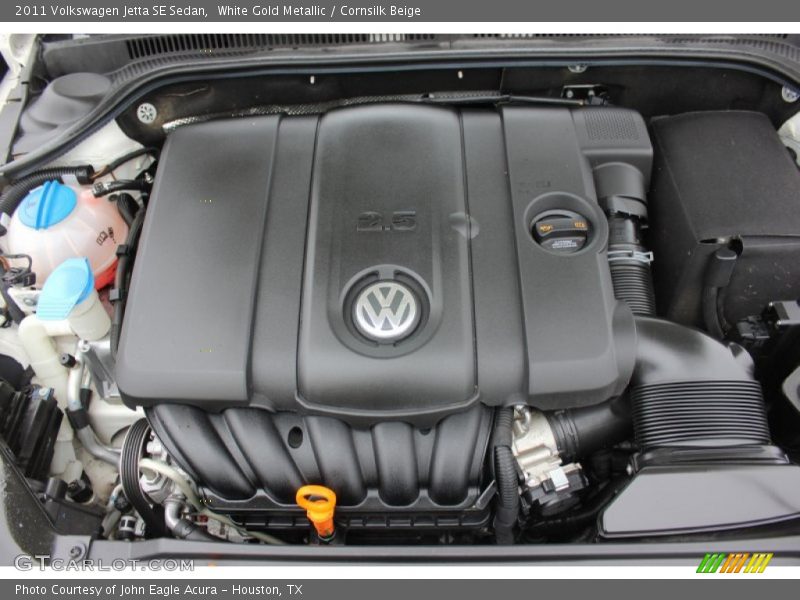 White Gold Metallic / Cornsilk Beige 2011 Volkswagen Jetta SE Sedan