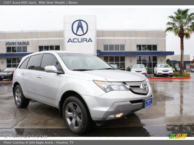 Billet Silver Metallic / Ebony 2007 Acura MDX Sport