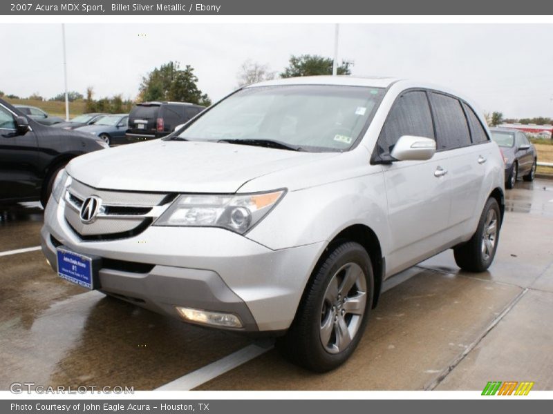 Billet Silver Metallic / Ebony 2007 Acura MDX Sport