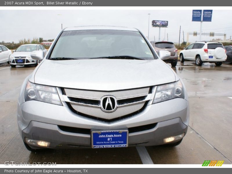 Billet Silver Metallic / Ebony 2007 Acura MDX Sport