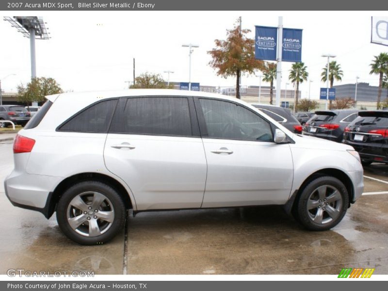 Billet Silver Metallic / Ebony 2007 Acura MDX Sport