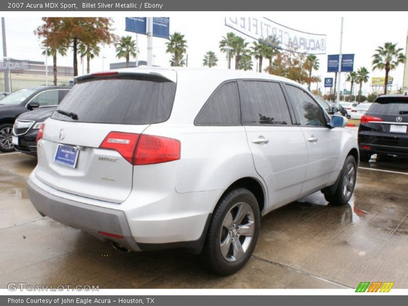 Billet Silver Metallic / Ebony 2007 Acura MDX Sport