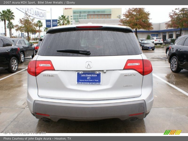 Billet Silver Metallic / Ebony 2007 Acura MDX Sport