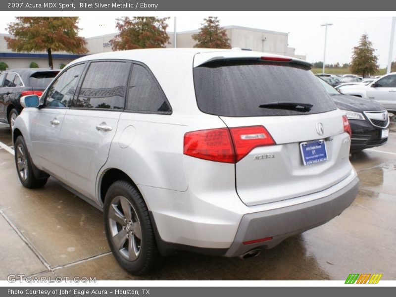 Billet Silver Metallic / Ebony 2007 Acura MDX Sport