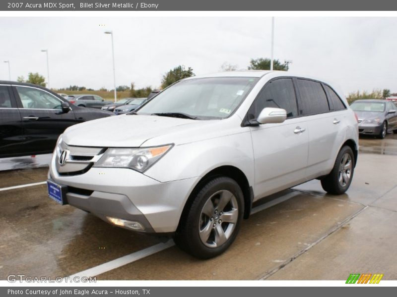 Billet Silver Metallic / Ebony 2007 Acura MDX Sport