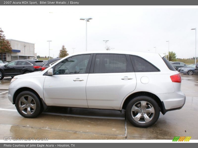 Billet Silver Metallic / Ebony 2007 Acura MDX Sport