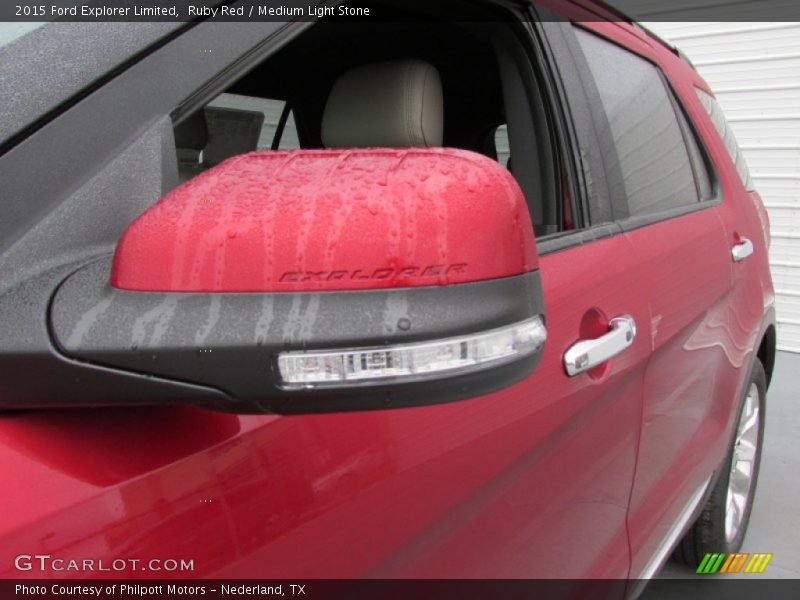 Ruby Red / Medium Light Stone 2015 Ford Explorer Limited