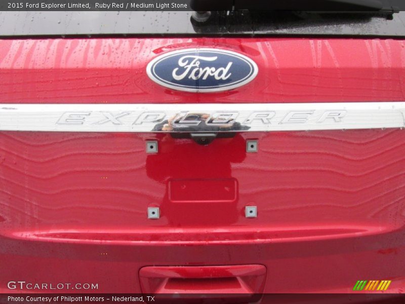 Ruby Red / Medium Light Stone 2015 Ford Explorer Limited