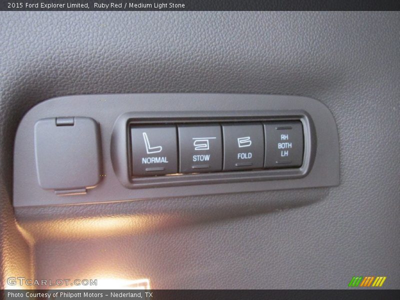 Ruby Red / Medium Light Stone 2015 Ford Explorer Limited